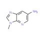 3-Methyl-3H-imidazo[4,5-b]pyridin-6-amine (CAS 1186310-95-1) - chemical structure image