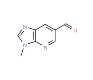 3-Methyl-3H-imidazo[4,5-b]pyridine-6-carbaldehyde (CAS 1171920-68-5) - chemical structure image