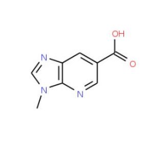 3-Methyl-3H-imidazo[4,5-b]pyridine-6-carboxylic acid (CAS 1138444-24-2) - chemical structure image