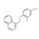 3-Methyl-4-(1-naphthylmethoxy)aniline - chemical structure image