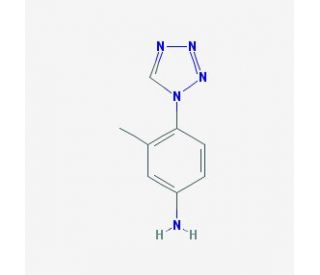 3-methyl-4-(1H-tetrazol-1-yl)aniline - chemical structure image