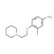 3-Methyl-4-[2-(1-piperidinyl)ethoxy]phenylamine - chemical structure image