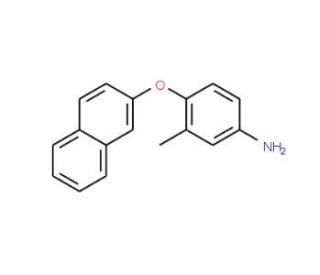 3-Methyl-4-(2-naphthyloxy)aniline - chemical structure image