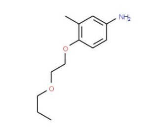 3-Methyl-4-(2-propoxyethoxy)aniline - chemical structure image