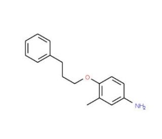 3-Methyl-4-(3-phenylpropoxy)aniline - chemical structure image