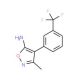 3-Methyl-4-[3-(trifluoromethyl)phenyl]-5-isoxazolamine - chemical structure image
