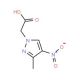 (3-Methyl-4-nitro-1H-pyrazol-1-yl)acetic acid (CAS 956204-54-9) - chemical structure image