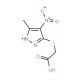 [(3-Methyl-4-nitro-1H-pyrazol-5-yl)thio]-acetic acid - chemical structure image