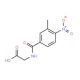 (3-Methyl-4-nitro-benzoylamino)-acetic acid - chemical structure image