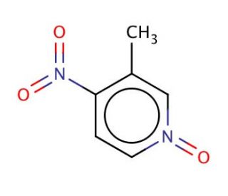 3-Methyl-4-nitro-pyridine 1-oxide (CAS 1074-98-2) - chemical structure image