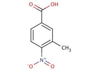 3-Methyl-4-nitrobenzoic acid (CAS 3113-71-1) - chemical structure image
