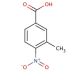 3-Methyl-4-nitrobenzoic acid (CAS 3113-71-1) - chemical structure image