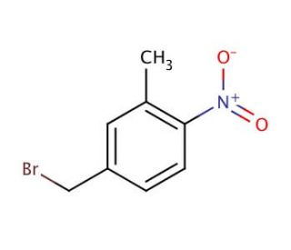 3-Methyl-4-nitrobenzyl bromide (CAS 141281-38-1) - chemical structure image