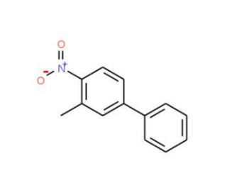3-Methyl-4-nitrobiphenyl (CAS 69314-47-2) - chemical structure image