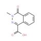 3-Methyl-4-oxo-3,4-dihydro-phthalazine-1-carboxylic acid (CAS 16015-47-7) - chemical structure image