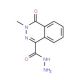 3-Methyl-4-oxo-3,4-dihydro-phthalazine-1-carboxylic acid hydrazide (CAS 99072-87-4) - chemical structure image