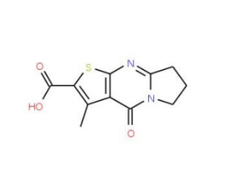 3-Methyl-4-oxo-4,6,7,8-tetrahydro-pyrrolo[1,2-a]-thieno[2,3-d]pyrimidine-2-carboxylic acid - chemical structure image