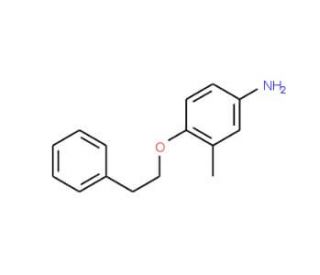 3-Methyl-4-(phenethyloxy)aniline - chemical structure image