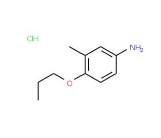 3-Methyl-4-propoxyaniline hydrochloride - chemical structure image