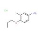 3-Methyl-4-propoxyaniline hydrochloride - chemical structure image
