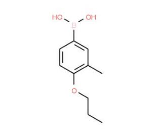 3-Methyl-4-propoxybenzeneboronic acid (CAS 279262-88-3) - chemical structure image