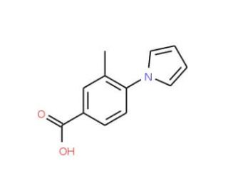 3-Methyl-4-pyrrol-1-yl-benzoic acid (CAS 593272-74-3) - chemical structure image