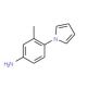 3-Methyl-4-pyrrol-1-yl-phenylamine - chemical structure image