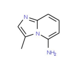 3-Methyl-5-aminoimidazo[1,2-a]pyridine (CAS 74420-50-1) - chemical structure image