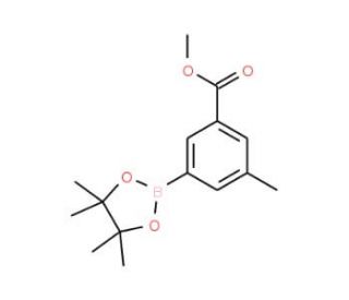3-Methyl-5-methoxycarbonylphenylboronic acid, pinacol ester (CAS 929626-17-5) - chemical structure image