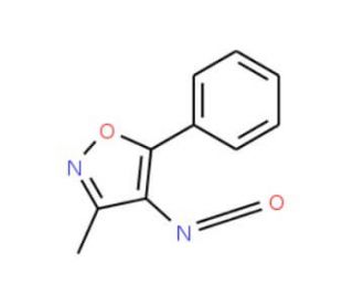 3-Methyl-5-phenylisoxazol-4-yl isocyanate (CAS 352018-89-4) - chemical structure image