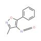 3-Methyl-5-phenylisoxazol-4-yl isocyanate (CAS 352018-89-4) - chemical structure image