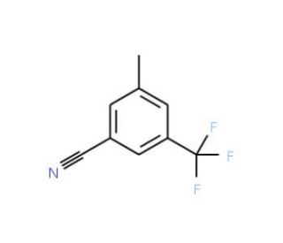 3-Methyl-5-(trifluoromethyl)benzonitrile (CAS 261952-04-9) - chemical structure image