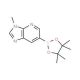 3-Methyl-6-(4,4,5,5-tetramethyl-1,3,2-dioxaborolan-2-yl)-3H-imidazo[4,5-b]pyridine (CAS 1257554-02-1) - chemical structure im