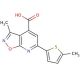 3-methyl-6-(5-methylthien-2-yl)isoxazolo[5,4-b]pyridine-4-carboxylic acid - chemical structure image