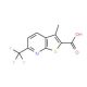 3-methyl-6-(trifluoromethyl)thieno[2,3-b]pyridine-2-carboxylic acid - chemical structure image
