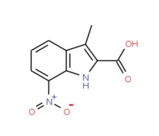 3-Methyl-7-nitro-1H-indole-2-carboxylic acid - chemical structure image