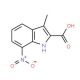 3-Methyl-7-nitro-1H-indole-2-carboxylic acid - chemical structure image