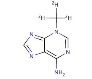 3-Methyl-d3-adenine (CAS 5142-23-4 (unlabeled)) - chemical structure image