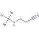 (3-Methyl-d3-amino)propionitrile (CAS 1216852-82-2) - chemical structure image