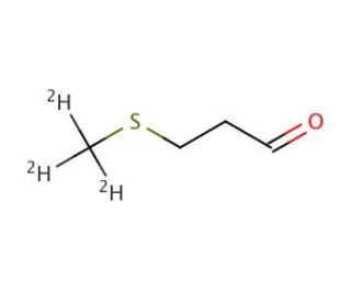 3-Methyl-d3-thiopropanal (CAS 136430-27-8) - chemical structure image