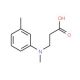 3-(Methyl-m-tolyl-amino)-propionic acid - chemical structure image