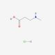 3-(methylamino)propanoic acid hydrochloride - chemical structure image