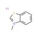 3-Methylbenzothiazolium iodide (CAS 2786-31-4) - chemical structure image