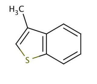 3-Methylbenzothiophene (CAS 1455-18-1) - chemical structure image