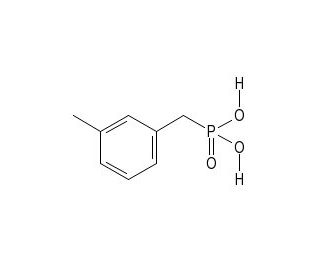 3-Methylbenzylphosphonic acid (CAS 18945-65-8) - chemical structure image