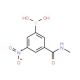 3-(Methylcarbamoyl)-5-nitrobenzeneboronic acid (CAS 871332-77-3) - chemical structure image