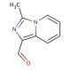 3-methylimidazo[1,5-a]pyridine-1-carbaldehyde (CAS 610276-97-6) - chemical structure image