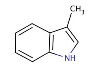 3-Methylindole (CAS 83-34-1) - chemical structure image