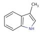 3-Methylindole (CAS 83-34-1) - chemical structure image