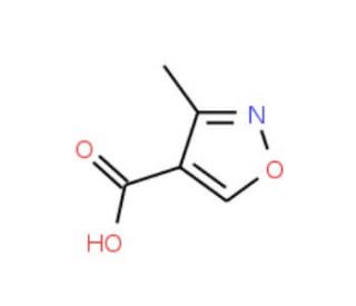 3-Methylisoxazole-4-carboxylic acid (CAS 17153-20-7) - chemical structure image